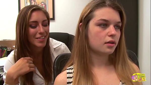 Instead of working Rilynn Rae and Anastasia Rose have taboo lesbian sex in the office
