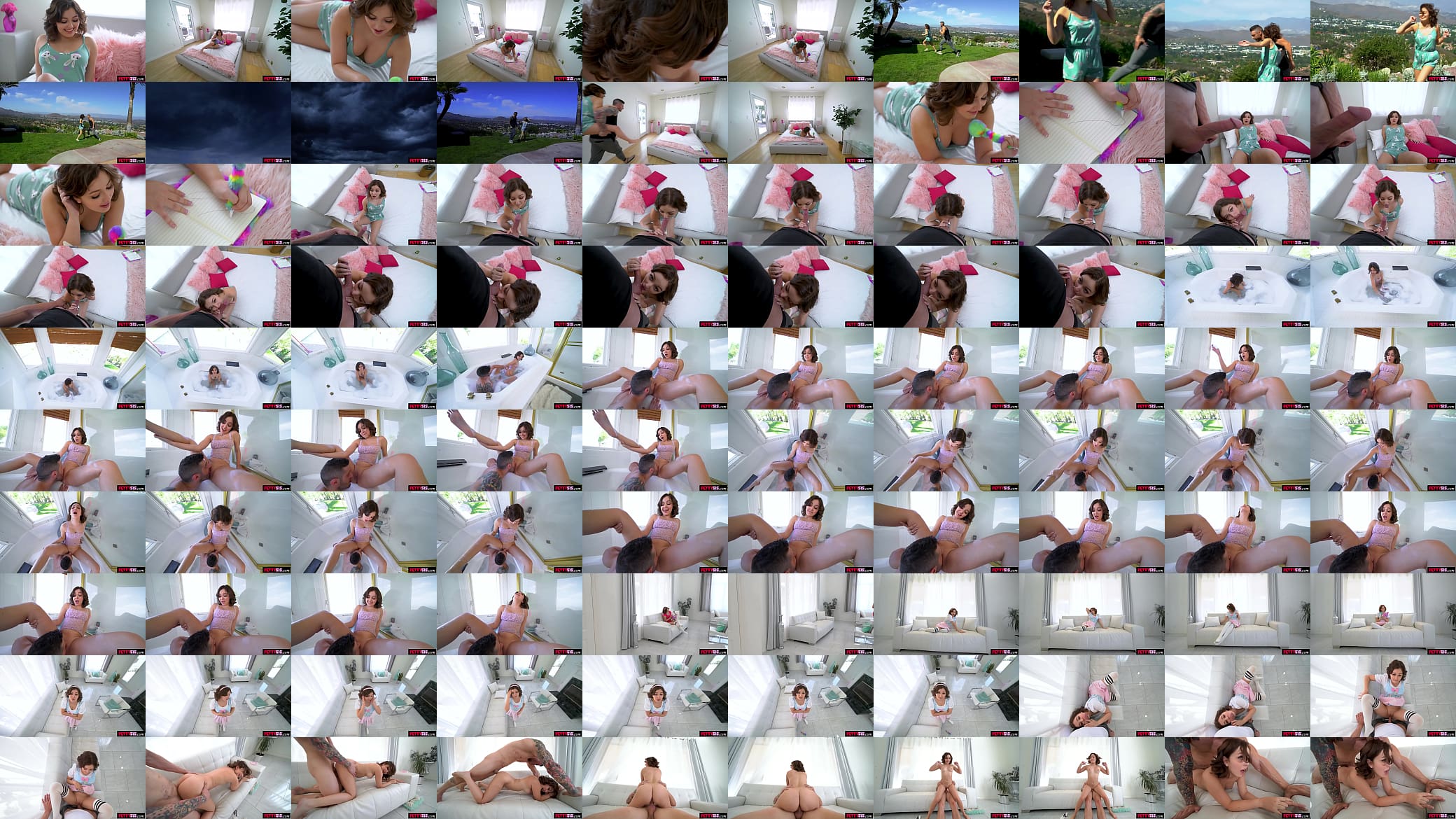 Horny little stepsister writes in her diary all her perverted fantasies with her stepbrother where he pounds her little hole over and over again until she cums. 预览图
