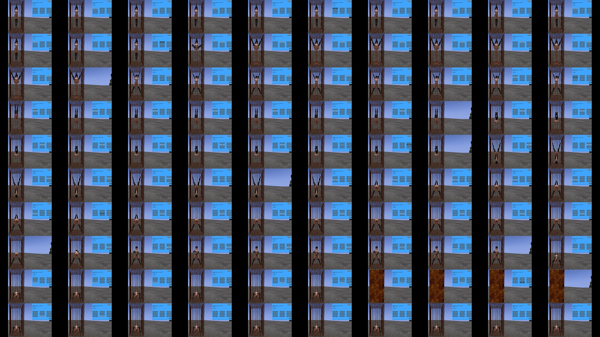 BDSM cage 预览图