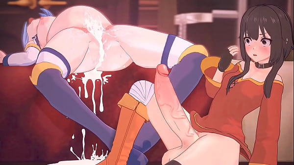 Veryhorny692 - Aqua Gets Pounded (KonoSuba Futa Animation)