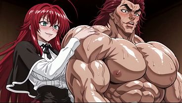 Yujiro (Baki) x Rias (DxD) AI