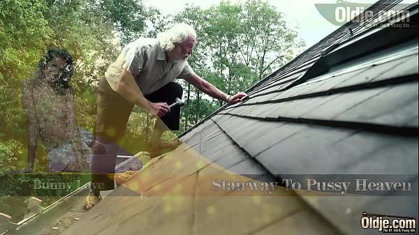 Old man plays a sex game with young girl they have super hot sex