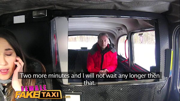 Female Fake Taxi Sexy driver sucks and fucks fare to get even