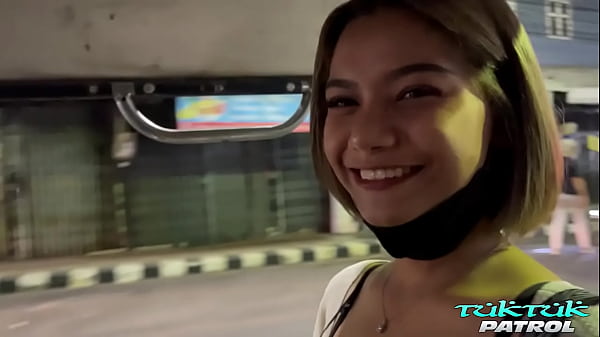 Horny Asian teen in glasses lets white older man use her mouth and pussy