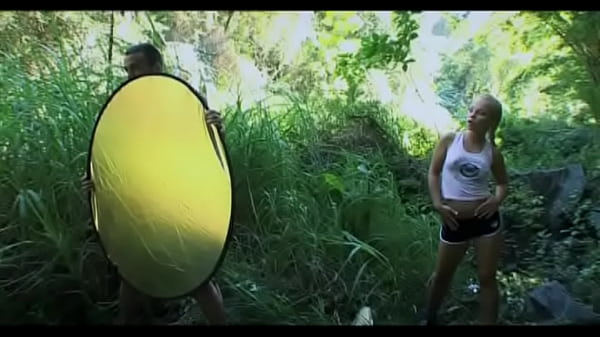 Sharka Has Her Pussy and Ass Screwed Outdoors in the Sunshine