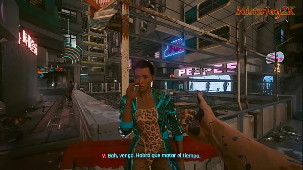 Sexo con Muñeca de la calle Jig Jig SIN CENSURA, diálogos y escena completa - Cyberpunk 2077