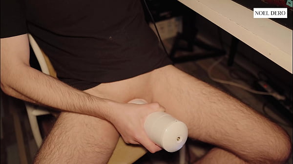 I jerk off with an electronic masturbator and t...