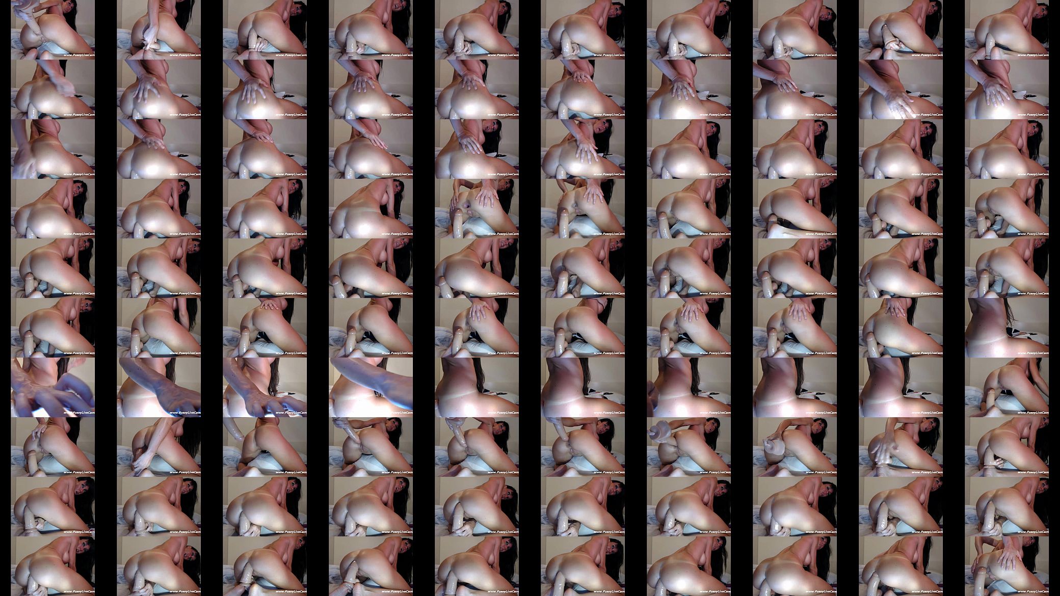 Anal Masturbation With Huge Dildo On Webcamchat 预览图