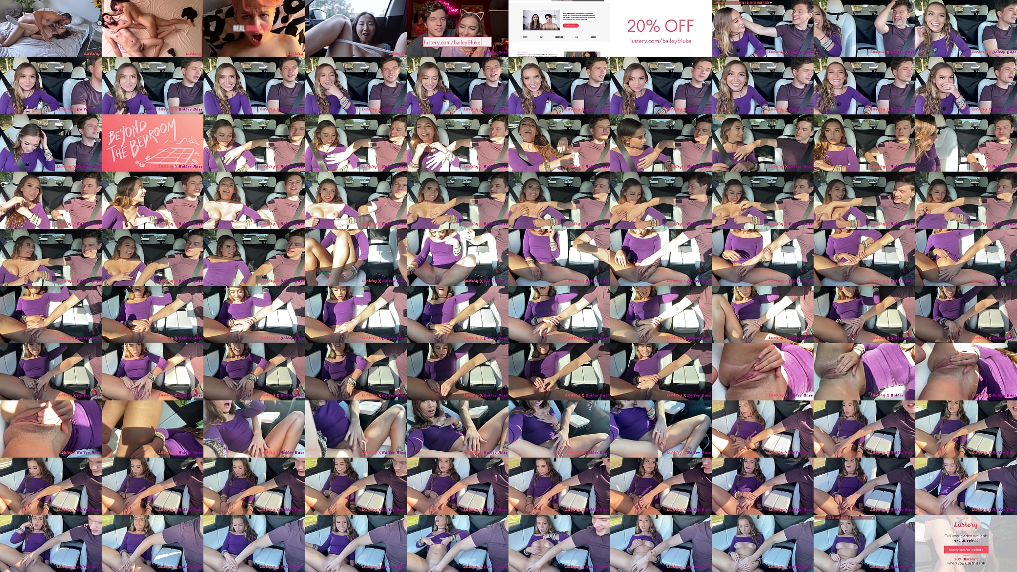 Sexy Teen Fucking on Road Trip Pulls over for a Facial - Lustery 预览图