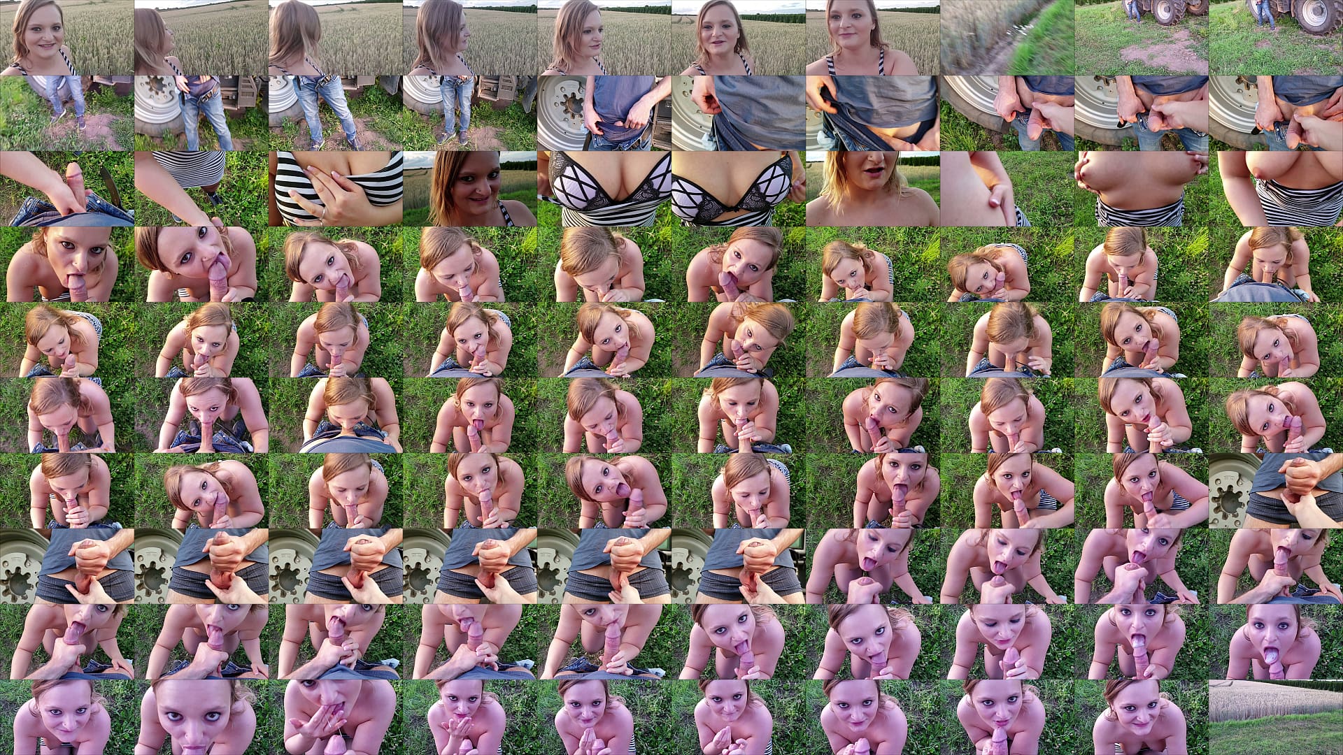 Sch&uuml;chternes M&auml;dchen gibt OUTDOOR-BLOWJOB 预览图