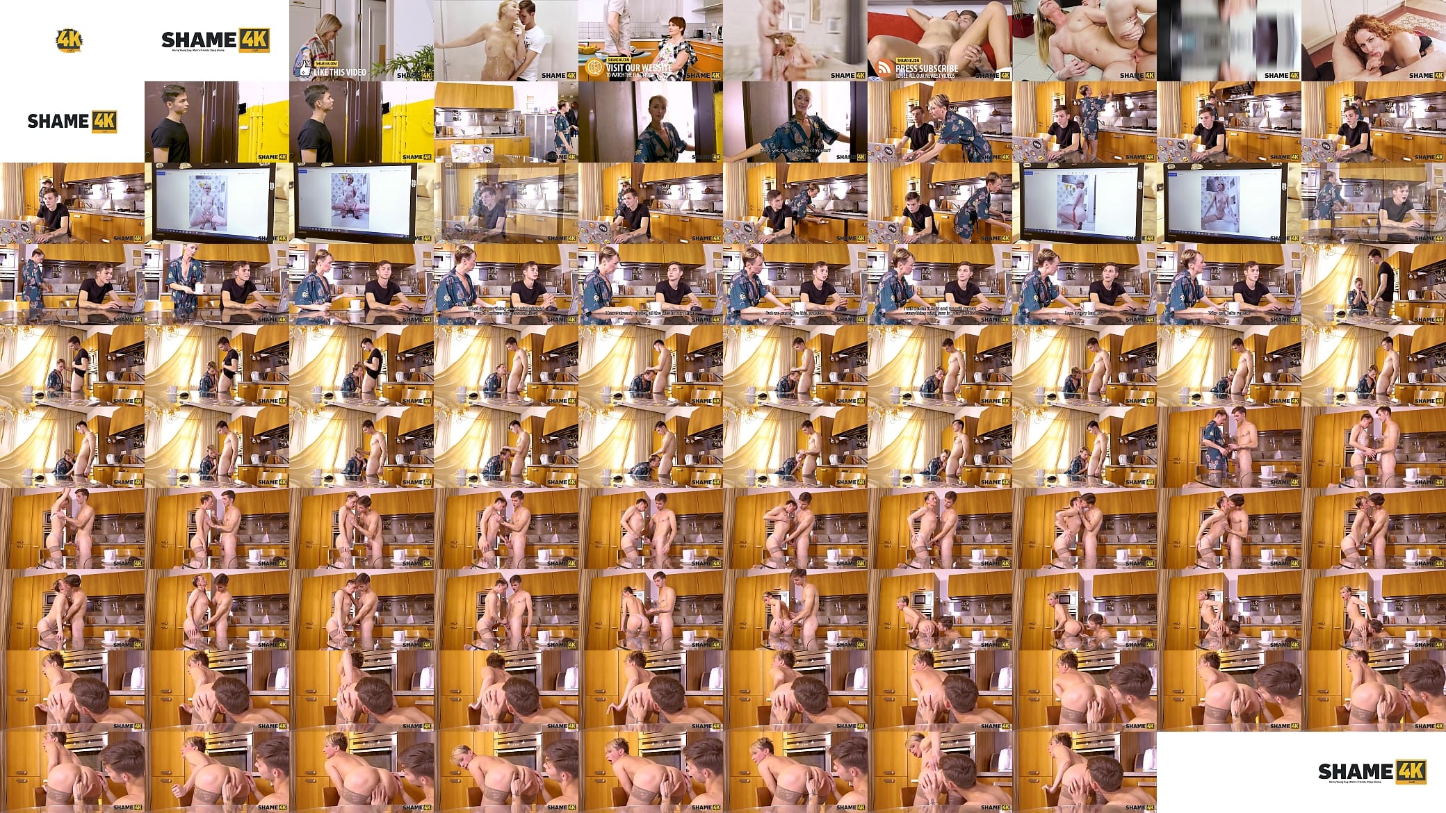 SHAME4K. Mature blonde didnt expect her friends son to be so pervy 预览图