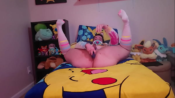 Needy Chubby Femboy Takes Bad Dragon Dildos For The First Time
