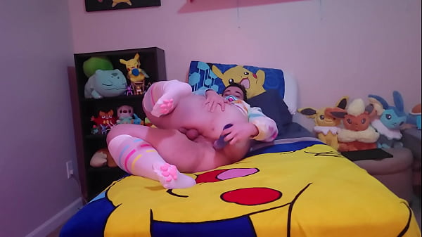 Needy Chubby Femboy Takes Bad Dragon Dildos For The First Time