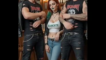 Uncensored Lovescape AI Biker BJ