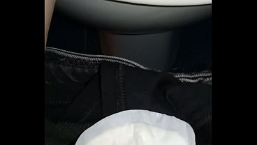 Pregnand in public toilet