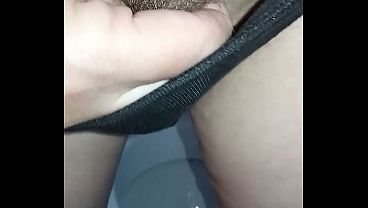 Pregnand in public toilet