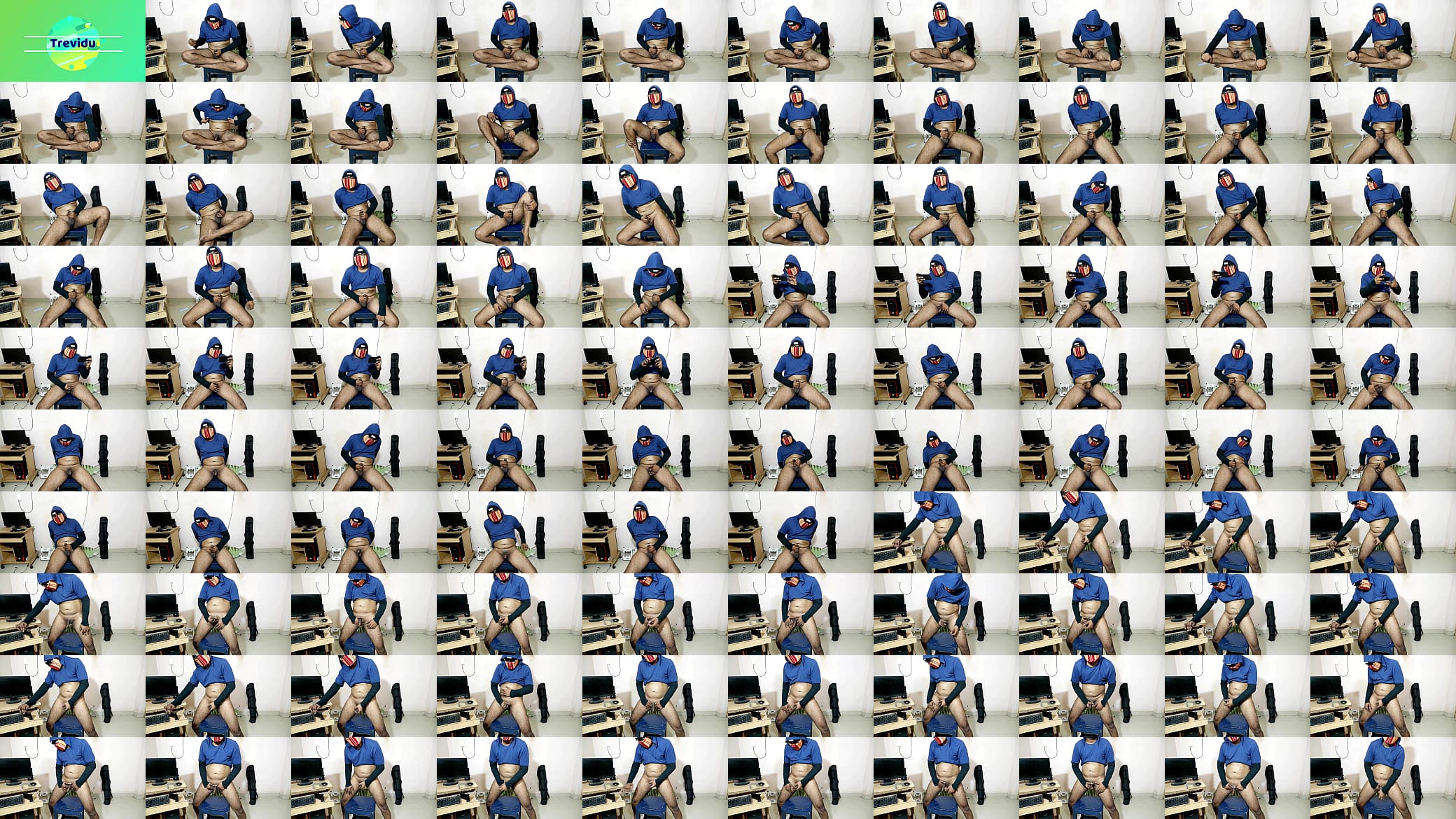 No sound only masturbate and watching porn 预览图