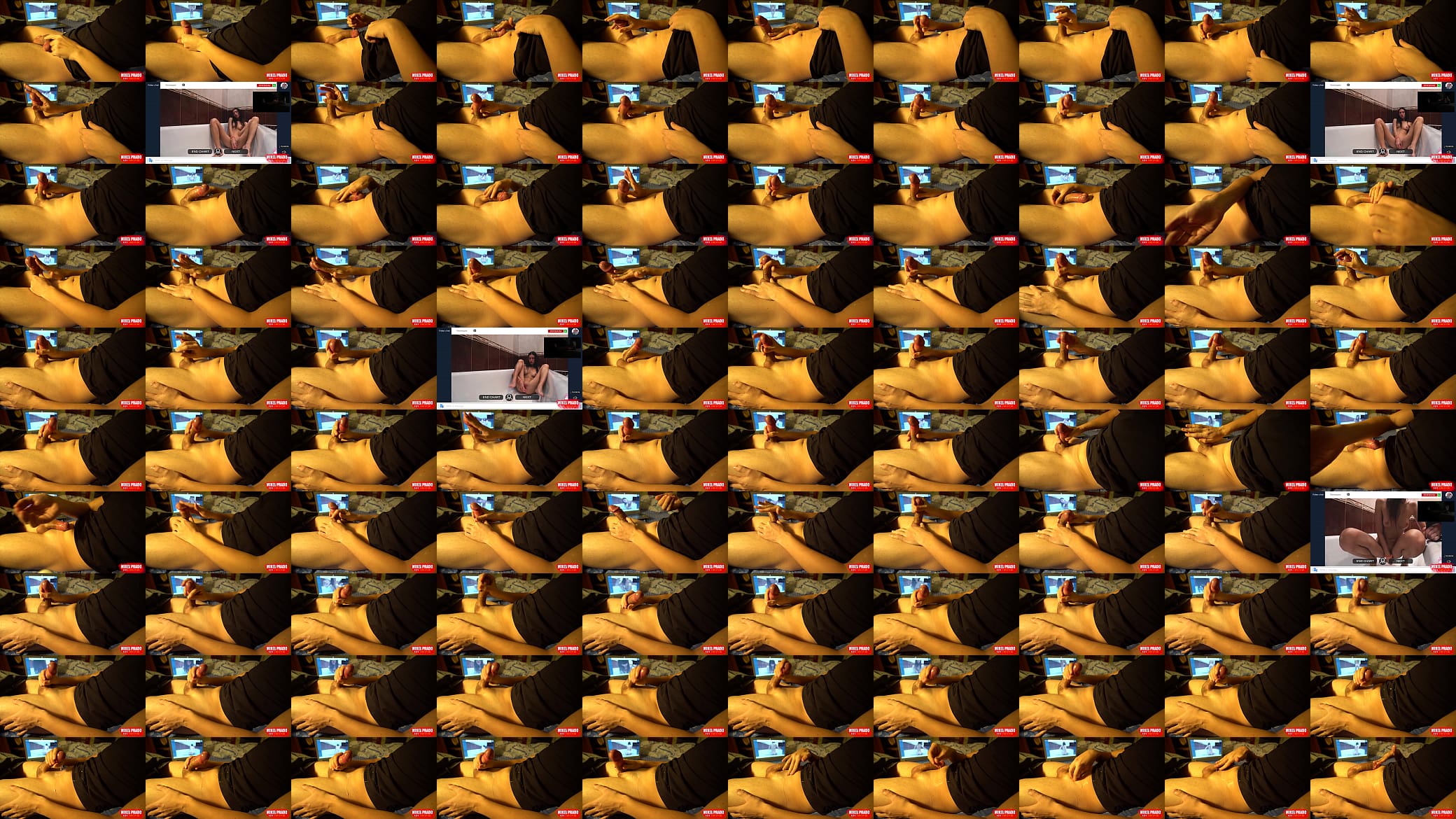 Guy with girl masturbate on video chat 预览图