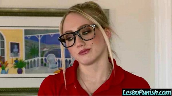 Sexy Girls Get Punished In Hard Lesbian Sex Tape video-16