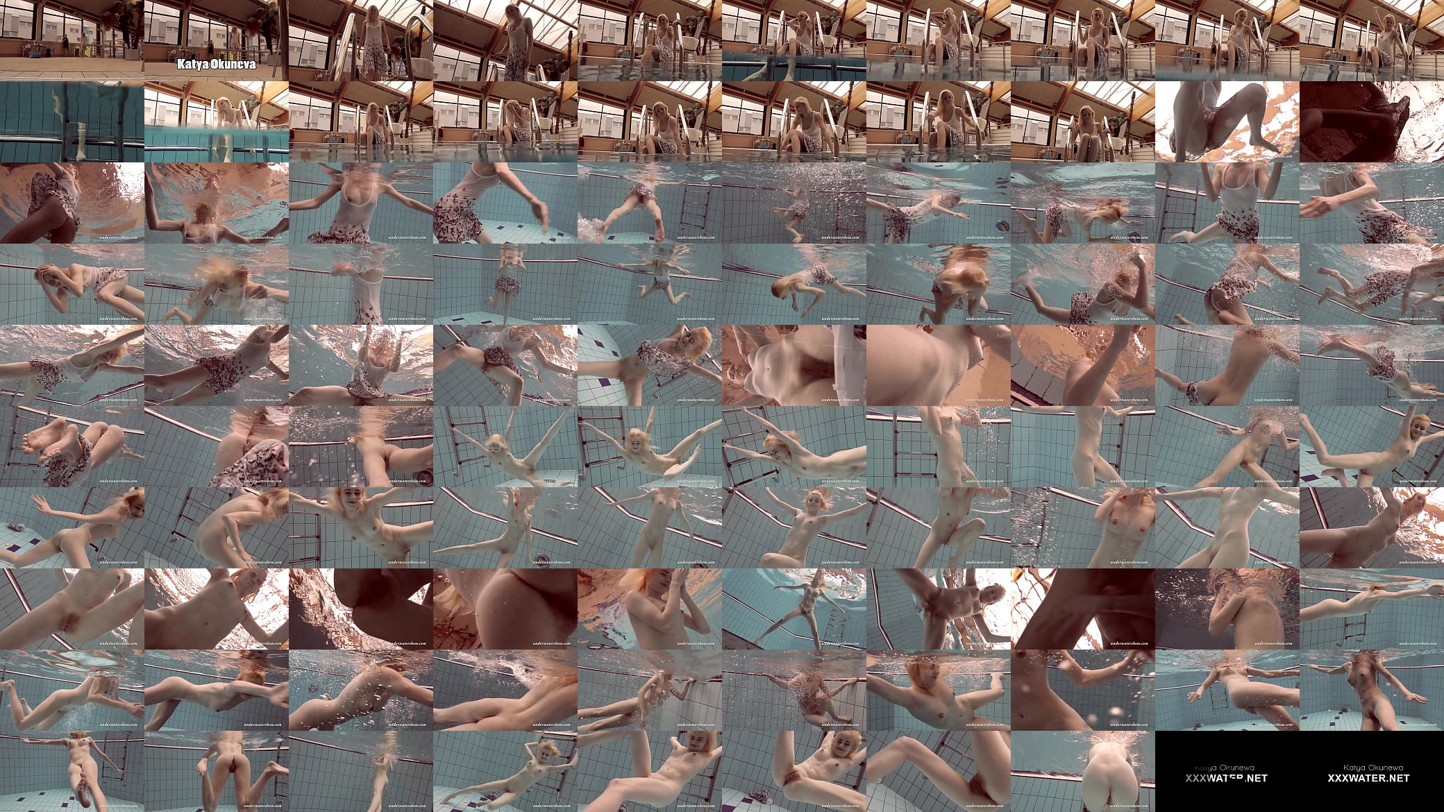 Floating hotties like Katya Okunewa in the pool 预览图