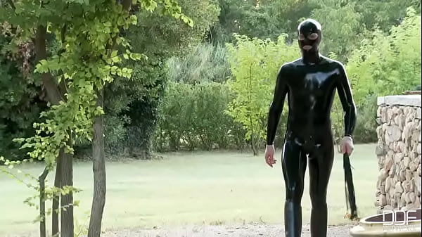 Serving His Latex Cock!