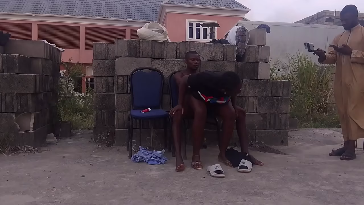 BEHIND THE SCENE. JACKSON FUCK AND SILVER ANAL. FUCKING