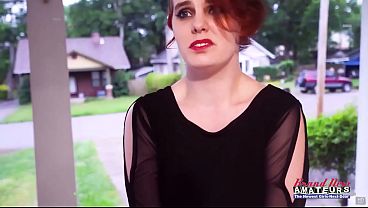 Curvy Hairy Redhead Marla Passionate Cumshot Swallowing Session!