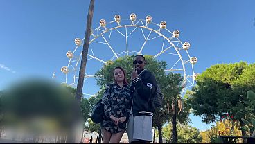 Colombian Redhead Slut Fucks Huge Black Cock in Public &ndash; Ferris Wheel to Street Cum in Mouth!