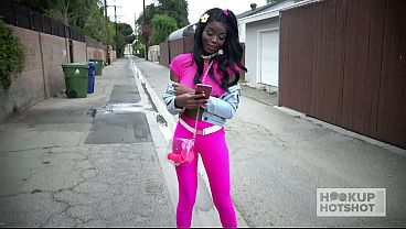 Kandie Monaee's Big Fat Tits Bounce During Rough Throat Fuck