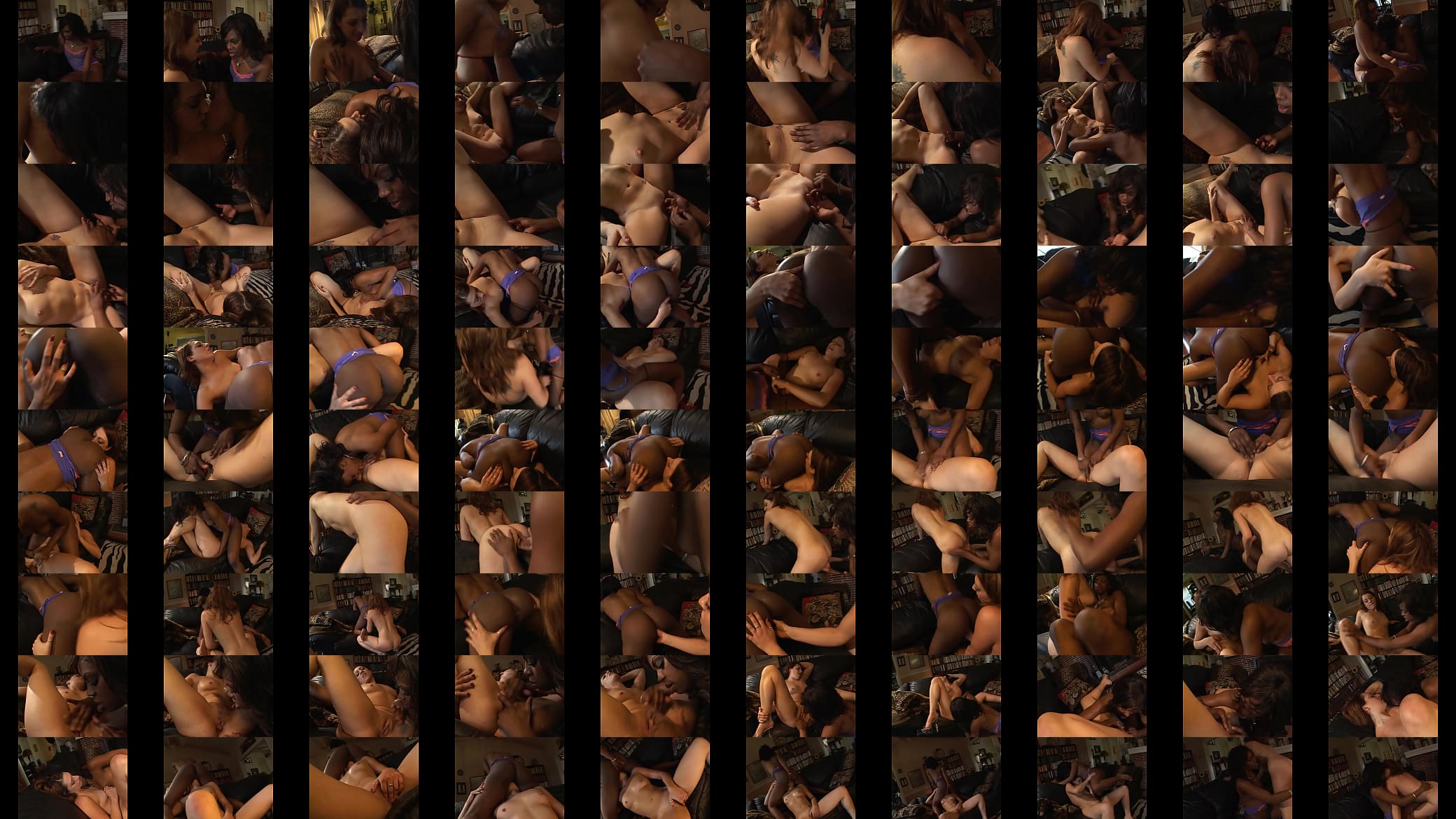 Interracial lesbos sucking and finger fucking 预览图