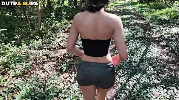 Download Video - I kept teasing my stepdad in the middle of the woods until he couldn't resist and fucked my virgin ass and came in my mouth&comma; and I swallowed it all&period; Dutrasura e Vagninho