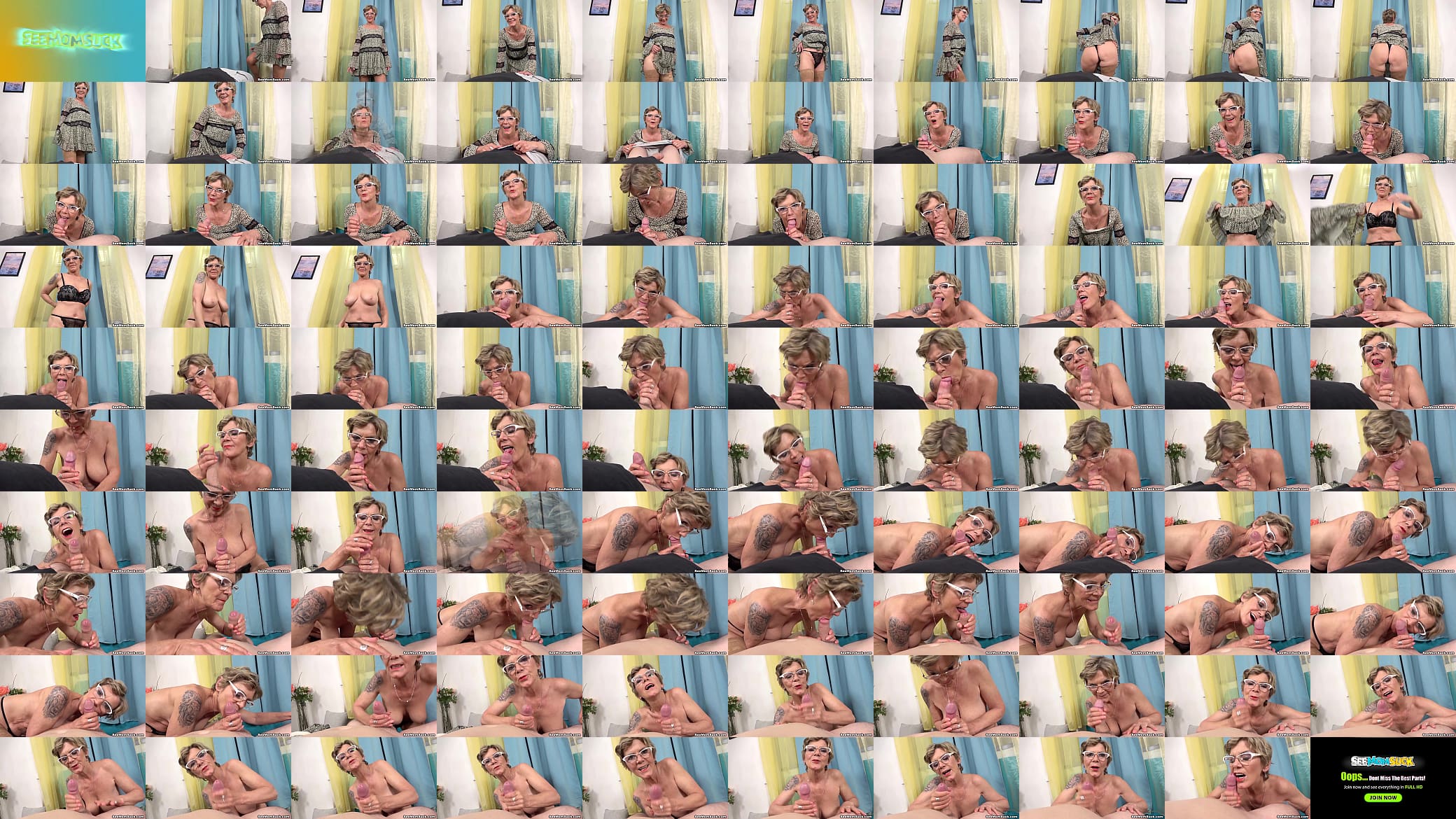 GRANNY INGA GIVING BLOWJOB 预览图