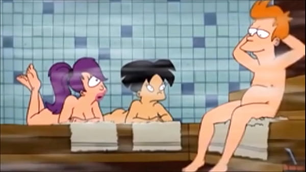 Amy Wong Flashing Tits in the Sauna - Futurama Animated