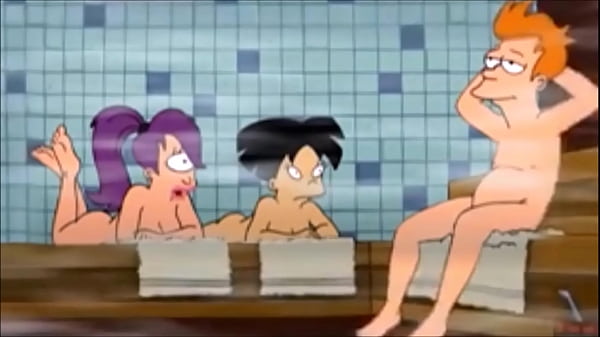 Amy Wong Flashing Tits in the Sauna - Futurama Animated