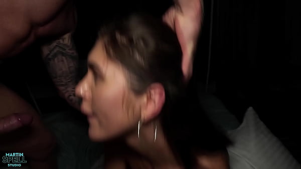 Her tight pussy isn't used to rough entry without lube, but I'll teach her quickly