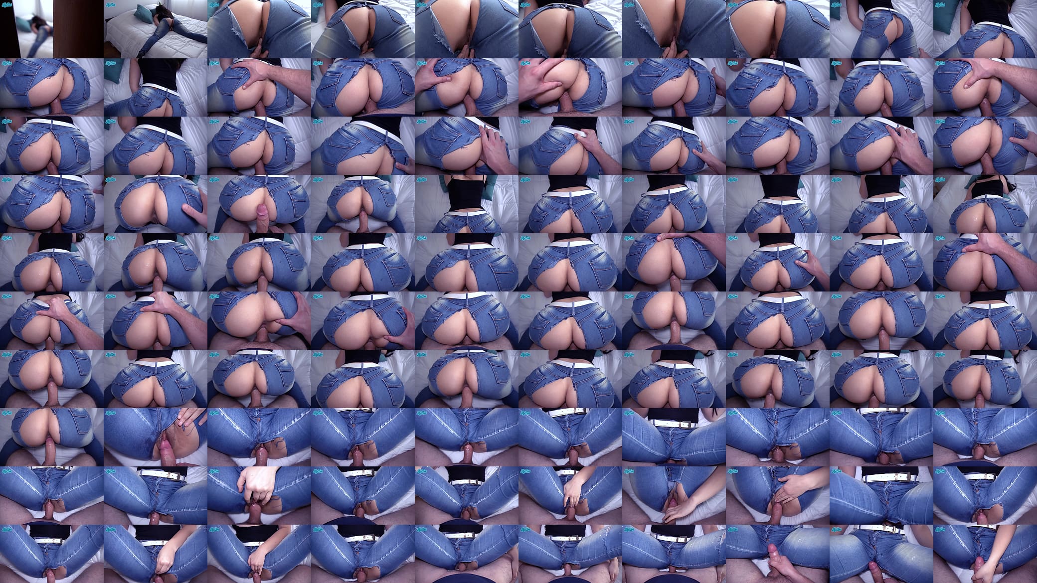 mi compa&ntilde;ero de cuarto me observa tocandome, me folla y eyacula en mis pantalones de jean 预览图