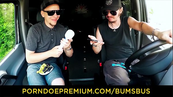 BUMS BUS - German busty babe Queen Paris picked up and banged in the van