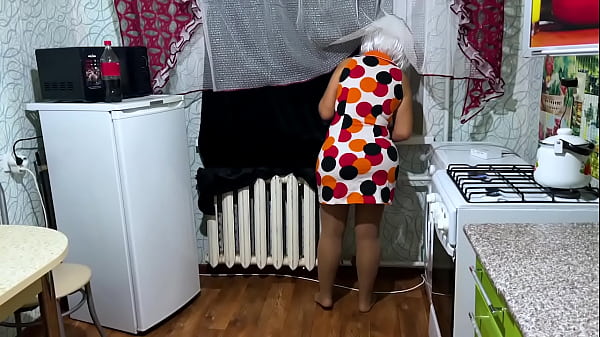 It's good when the penis is tight in the mature ass of a stepmom when she has anal sex