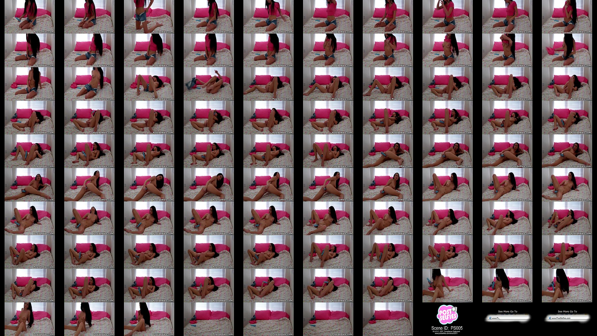 Naughty Brunette Chick Toys Her Pink Pussy 预览图