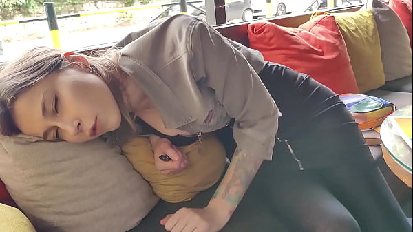 Download Video - Remote control orgasm of my stepsister in Bar &excl;