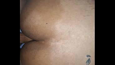 Eating my wife's pussy and leaving her completely covered in cum.