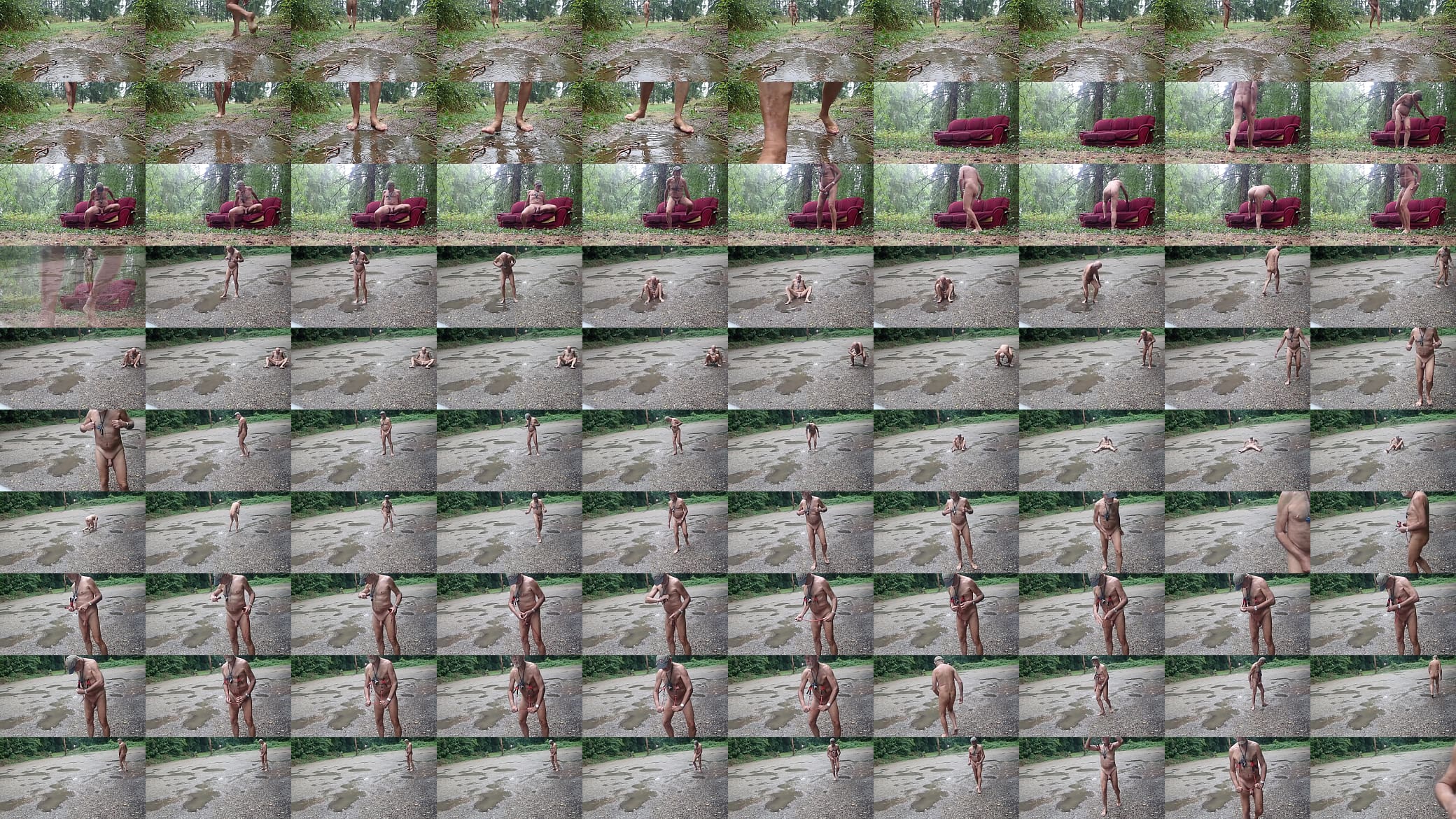 exhib sous la pluie sur coins de drague 预览图