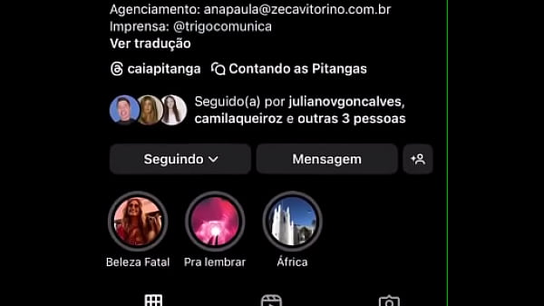 Eu assim, no perfil da CamilaPitanga esperando stories ou spoilers