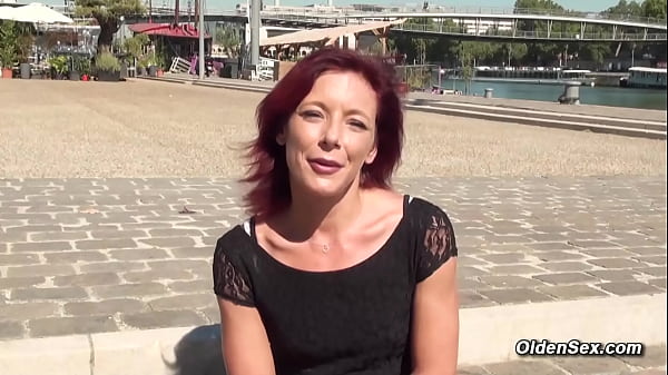Stunning redhead amateur mature lady fucked on a vacation