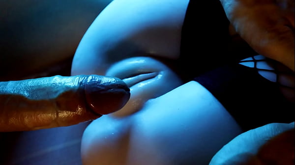 Sweet pussy in erotic black stockings gave fant...