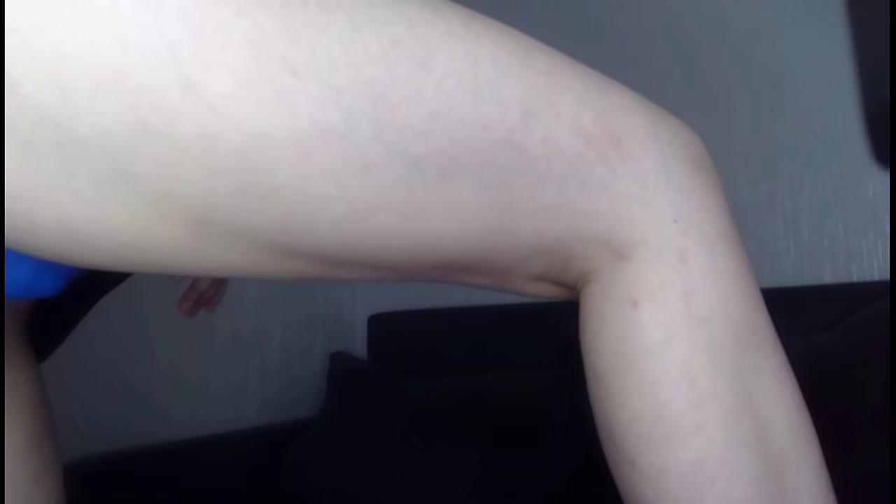 Horny secretary masturbates on her boss