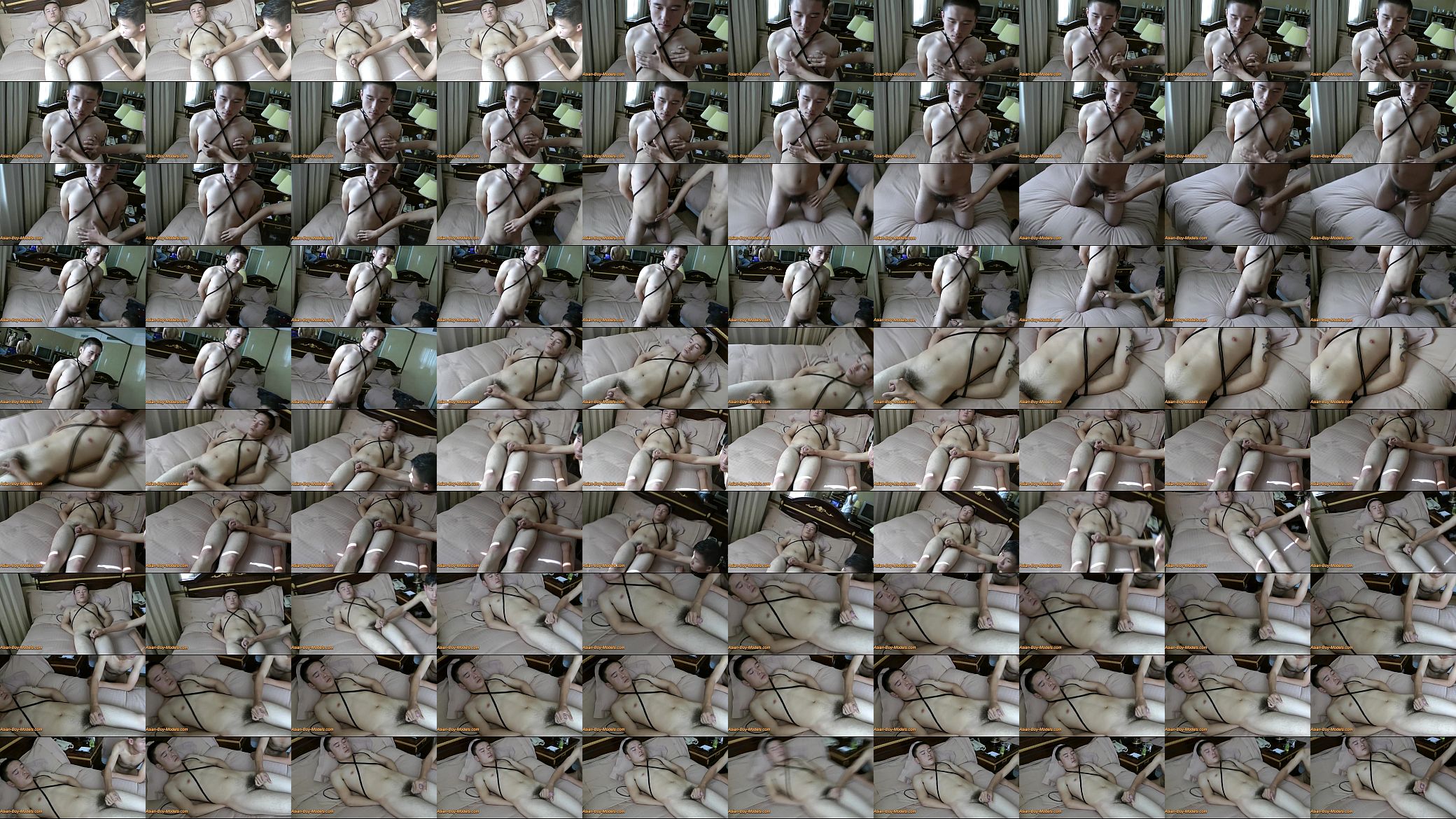 Asian Muscle Boy Nude Bound And Got Handjob To Cum 预览图