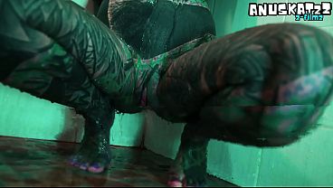 Solo Teen Masturbation Testing My New Shower Wa...