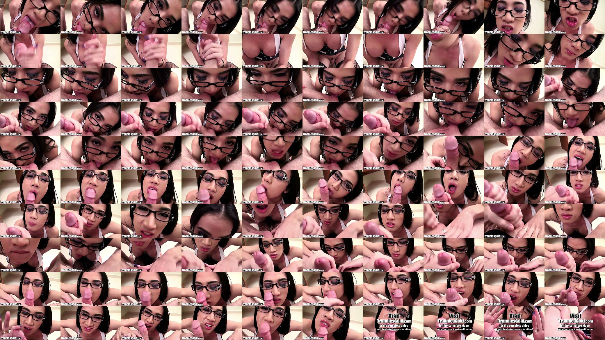 Tranniesgold The Office Slut Facial.p3 预览图
