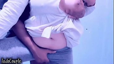 Beautiful Hijab wife and Husband romantic sex real fun